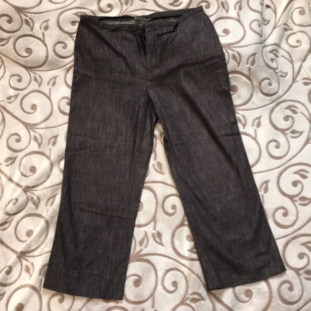Banana Republic Cropped Pants Dark Grey Like New!